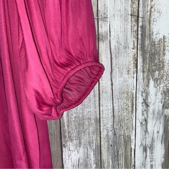 NWT Ann Taylor Pink Button Popover - Picture 3 of 5